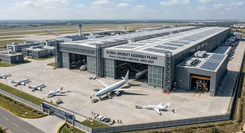 Hur kan konstruktion av en flygplanstillverkningsverkstad med stålkonstruktion minska sin operativa energiförbrukning?