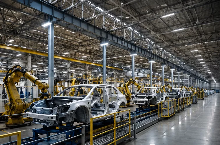 Vilka industrier är bäst lämpade för att bygga färdigbyggda stålfabriksbyggnader?