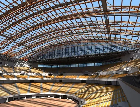 Stora Span Steel Space Frame Stadium