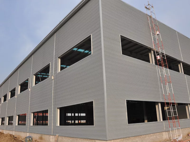 Prefab metalllagerbyggnad