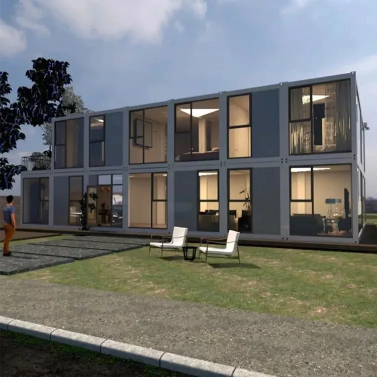 Prefabricerad Container Integrated Steel Home