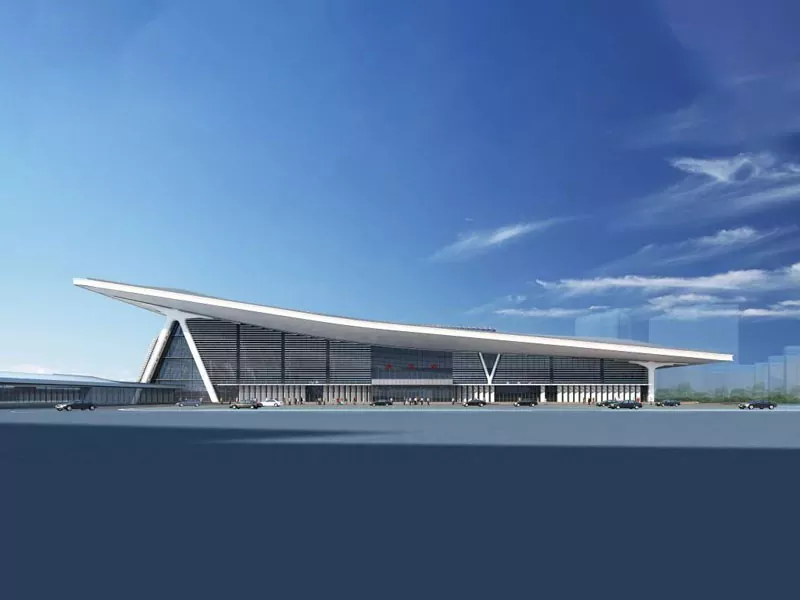 Järnvägsstationens strukturella byggnader