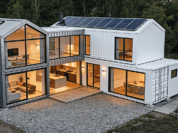 Leverans av containerhem