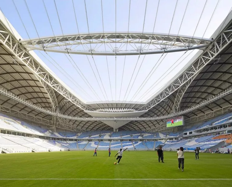 Stadium stålkonstruktion konstruktion