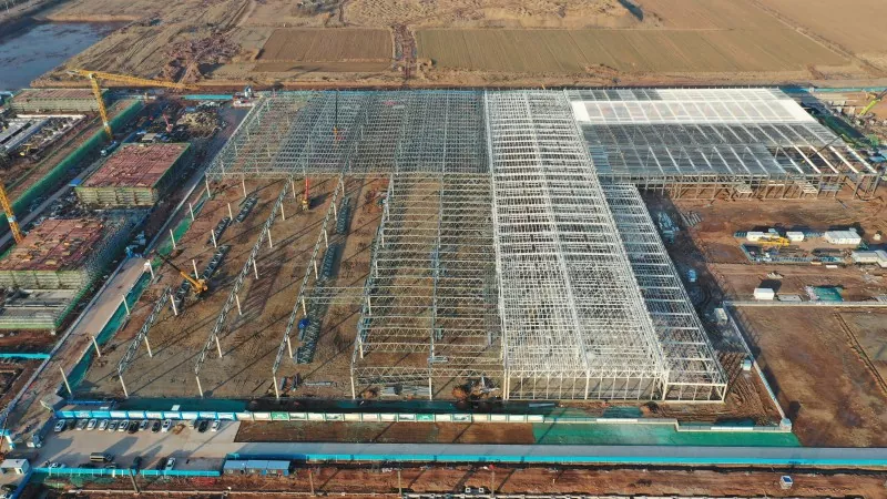 Konstruktion av Steel Express Delivery Distribution Center