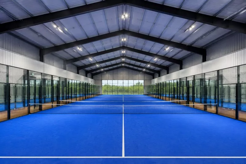 Stålram inomhus Padel Court Construction