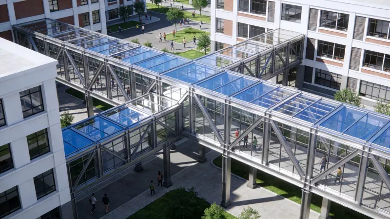 Stålstruktur Campus Corridor