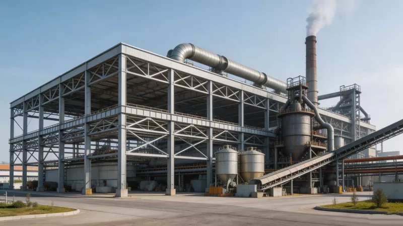 Stålkonstruktion Metallurgisk fabrikskonstruktion