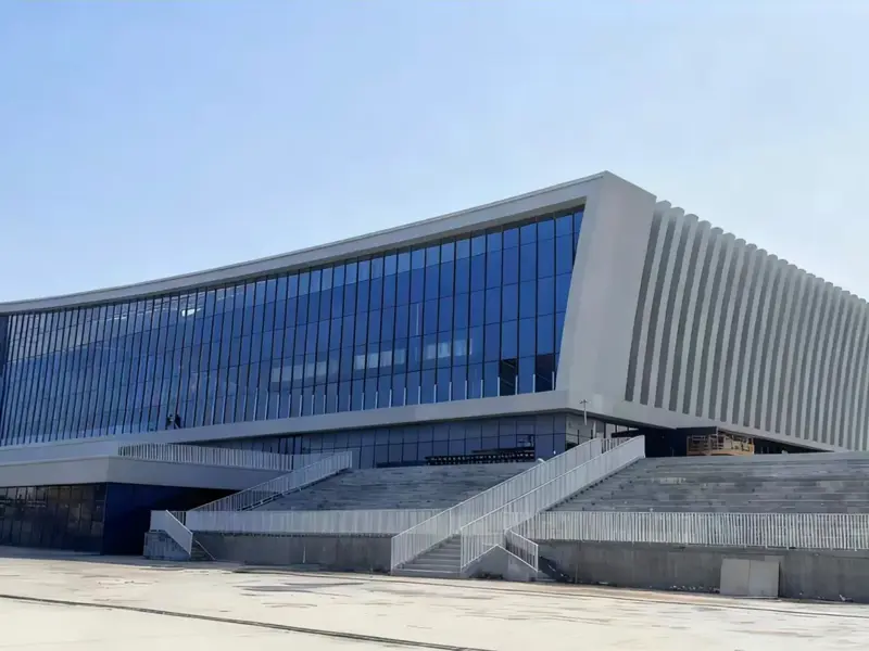 Stålkonstruktion skolgymnasium